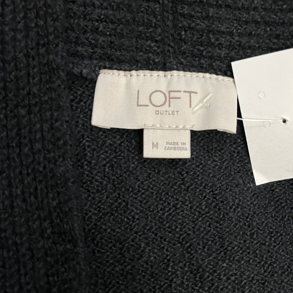 Loft by Ann Taylor Women's Open Front Cardigan - Size M - Picture 7 of 8